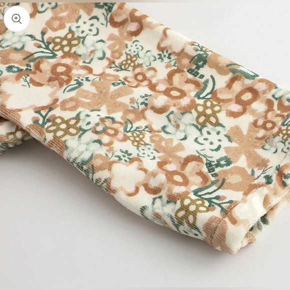 NWT Zimo Floral Print Angled Placket Double-Front Shirt Women’s Size 2 - Picture 4 of 10